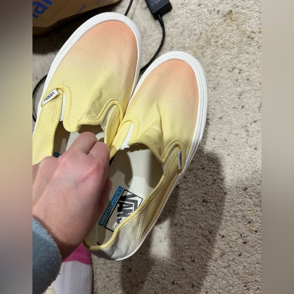 Vans yellow orange blue men’s 6.5 women’s 8 ultracush - Picture 2 of 8